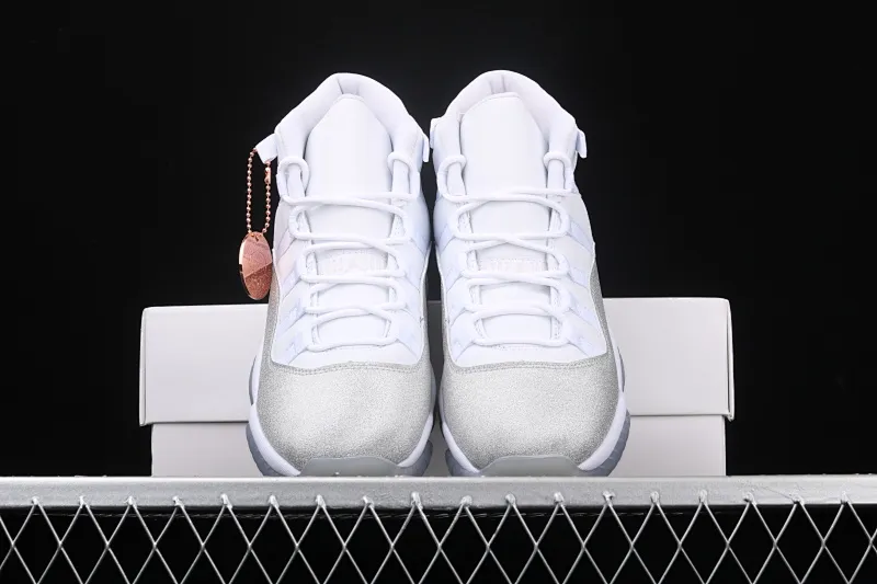 All categories Air Jordan Jordan series basketball shoes Air Jordan 11 Air Jordan 11 Metallic Silver AJ11 Joe 11 Swarovski Starry AR0715-100